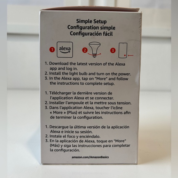 Amazon Basics Smart BR30 LED Light Bulb - Picture 2 of 11